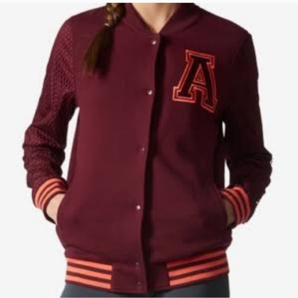 Adidas varsity letterman jacket